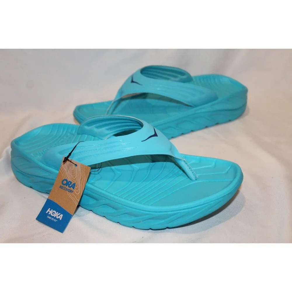 HOKA Men's‎ Ora Recovery Flip Flop Sandal BLUE NEW WITH TAGS
